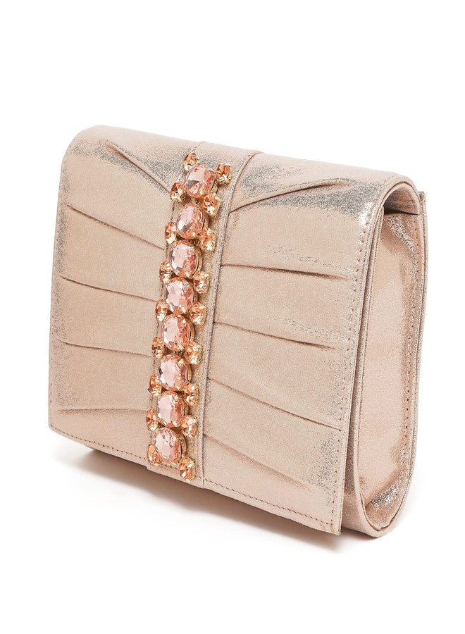 Peora Clutch Purses for Women Wedding Handmade Evening Handbags Party Bridal Clutch (C53C), Multicolour - Image 4